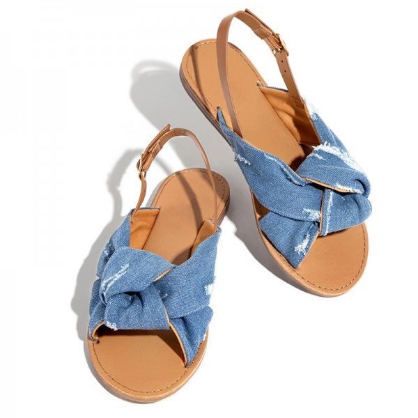 Size:4.5-11 Women Fashion Leopard Casual Flat Sandals